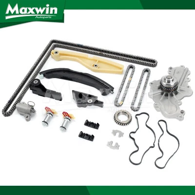 Timing Chain Kit Water Pump Fit Ford Edge Flex Taurus Lincoln MKX MKS 3.5L 3.7L - Image 1 of 4