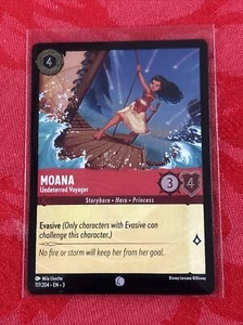 FOIL Disney Lorcana Inklands - Moana - Undeterred Voyager - 117/204 - FOIL - Imagen 1 de 7