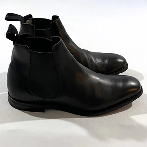 Church’s COLIN Farrell PROPIEDAD Cuero Negro Personalizado Hecho a Mano Chelsea Zapatos Bota 11 - Imagen 1 de 11