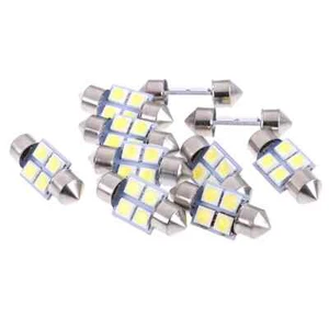 FIT VOLVO 12V BOMBILLA LED C5W 31MM 4-SMD 5050 LUCES CANBUS - Imagen 1 de 18