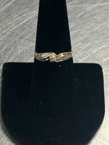 Diamant Verlobungsring 0,10 ct. 10 Karat Gelbgold 2,25 g Größe: 6,75 (QUC024665) - Bild 1 von 3