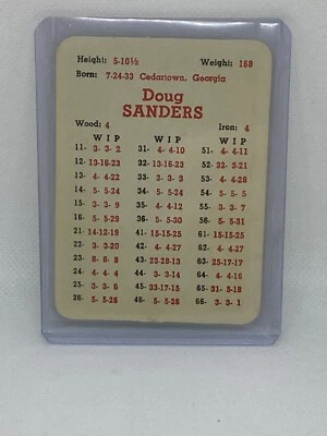 Juego de golf profesional APBA 1962 Doug Sanders Foto 1 de 2