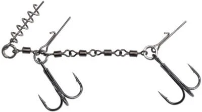 Mikado Jaws Double Evo Swivels Stinger System Drilling Gr. 1/0 2/0 Raubfisch - Bild 1 von 4