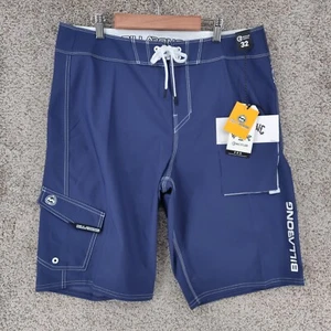 Pantalones Cortos de Tabla Billabong Recycler Pro para Hombres 32 Azul Bolsillo de Carga Surf Playa OG - Imagen 1 de 19