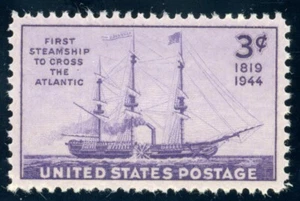 US Stamp #923 Steamboat 3c - PSE Cert - XF-SUP 95 - MNH - SMQ $40.00 - Picture 1 of 2