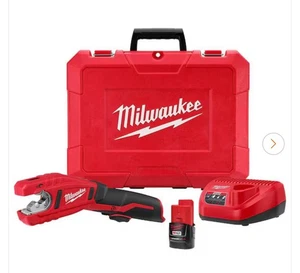 Milwaukee 2471-21 M12 12V Lithium-Ion Cutter Kit - Red - Picture 1 of 12