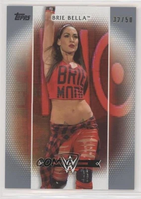 2017 Topps WWE Women's Division Roster Cards Silver /50 Brie Bella #R-12 - Image 1 of 2