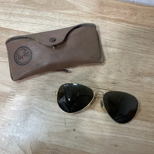 Ray Ban Aviator Sunglasses READ - Picture 1 of 13