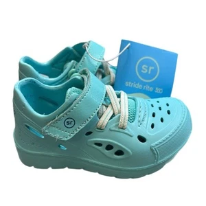 NWT Stride Rite 360 Oceano Aqua Sandal-Boys Size 6 - Picture 1 of 7