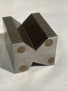 Magnetic Transfer V Block Surface Grinder Chuck 3x2.5” 45 And 30/60 Angles - Picture 1 of 5