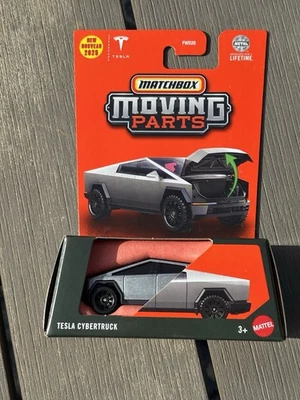 2025 Matchbox Moving Parts Tesla Cybertruck Silver - Image 1 of 4