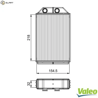 HEAT EXCHANGER INTERIOR HEATING 811530 FOR AUDI A6/S6 ALLROAD ALT 2.0LAJM 1.9L - Image 1 of 4