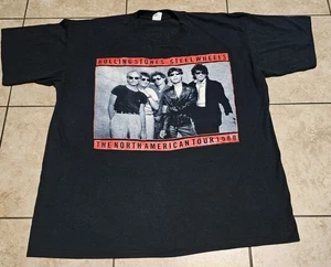Vintage Rolling Stones Steel Wheels The North American Tour 1989 T Shirt XL  - Picture 1 of 5