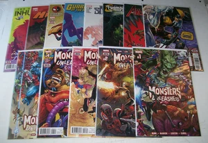 Monsters Unleashed #1-5 + 8 1.MU one-shots complete series Marvel 2017 Bunn - Picture 1 of 14