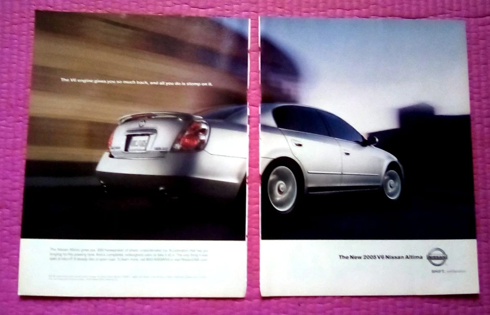 Nissan Altima 2004 anuncio impreso 2 pg Foto 1 de 1