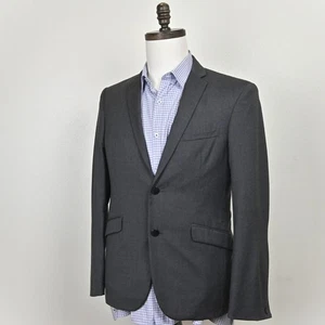 Rag & Bone Hand Tailored Formal Preppy Retro 100% Wool Grey Blazer 38S Made USA - Picture 1 of 24