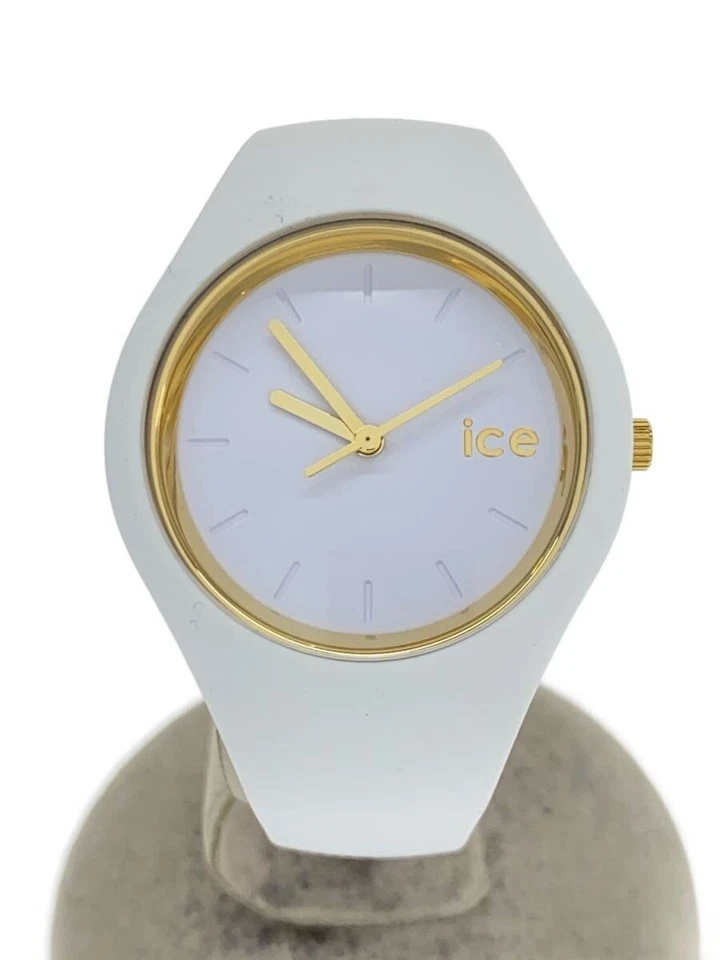 ice watch 000-981 White Rubber Analog Quartz Sport Watch Near Mint JAPAN - Image 1 of 4