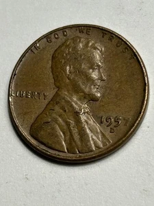 1957 D Lincoln Wheat Penny Filled "D” Mint Mark + L On Rim Error (A32) - Picture 1 of 4