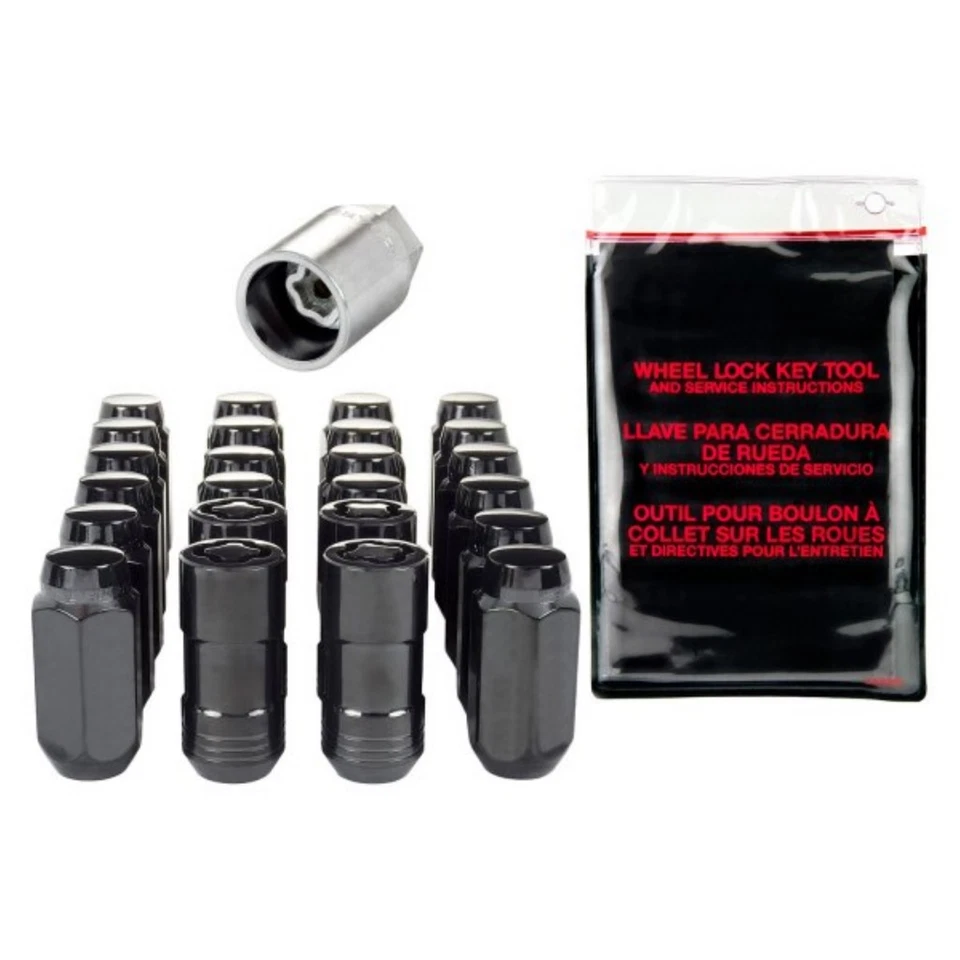 Kit de instalación de terminales hexagonales McGard para GMC K2500/K3500 1988-2000 tuerca de asiento cónico | negro Foto 1 de 3