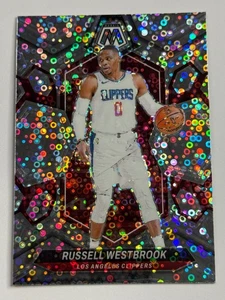 2023-24 Panini Mosaic #19 Russell Westbrook Silver Disco LAC Clippers - Picture 1 of 2