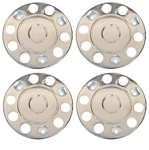 For Truck Stainless Steel 22.5" Truck Wheel Trim Covers 4 Pcs - Picture 1 of 4