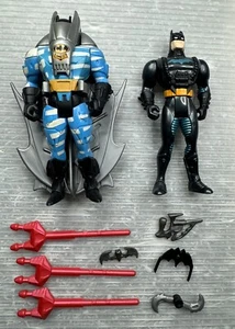 vintage Kenner BATMAN FIGURE LOT Air Assault 1994 & PARTS Sub-Frequency Armor - Picture 1 of 24