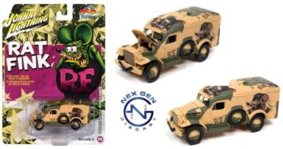 Johnny Lightning 1:64 Rat Fink Dodge WC54 Ambulance - JLSP394 - Image 1 of 3