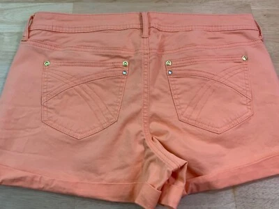 Pantalones Cortos Junior’s Candie’s en Melocotón/Naranja Teniente Talla 11 ¡¡Con Bonitos Bolsillos Traseros!!* Foto 1 de 4