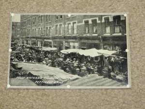 TARJETA DE COLECCIÓN POLLY NATHAN'S FISHSHOP, CARRIL DE ENAGUAS, LONDRES, SIN USAR - Imagen 1 de 1