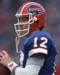 1986 Buffalo Bills JIM KELLY Glossy 8x10 Photo 1st Year Football Print Poster - Picture 1 of 1