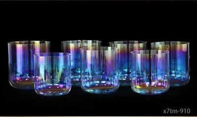 Crystal Soul Chakra Crystal Singing Bowl Set 7 Customizable 432Hz With Bag - Image 1 of 2