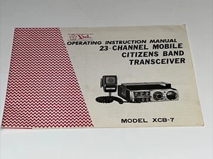 Xtal Operating Instruction Manual For Model XCB-7 (5 Pages) Manual only - Picture 1 of 2