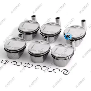 6pcs Pistons Rings Set Low Compression 9.7:1 For 2.5L BMW 325i E90 E91 N52B25 - Picture 1 of 6