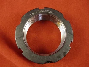 Yinsh Precision Bearing Locknut YSF-M55x2.0P-1 (Grinding- Black) - Picture 1 of 1