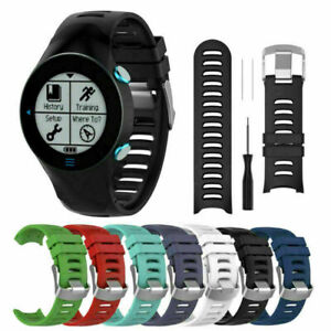 For Garmin Forerunner 610 GPS Watch Silicone Sport Strap Replacement Wristband