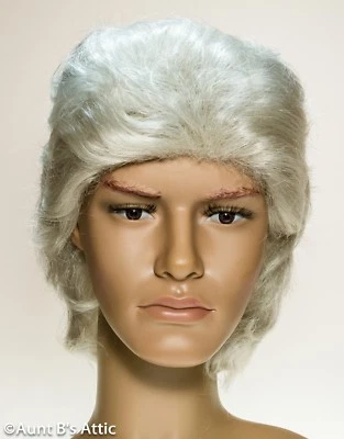 Peluca estilo peludo ondulado unisex años 70-80 pelo sintético personaje disfraz peluca Foto 1 de 4