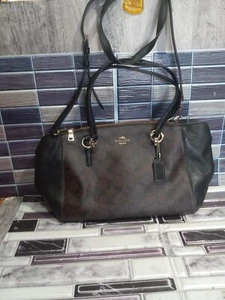 Coach Signature Tote Shoulder Bag F58291 - Picture 1 of 15