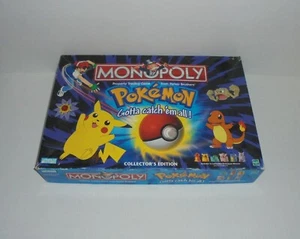 Pokemon Edición Coleccionista Monopoly Juego de Mesa 1999 Hasbro *CASI COMPLETO* #1 - Imagen 1 de 18