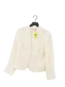 Phase Eight Women's Jacket UK 16 Cream 100% Other Overcoat - Picture 1 of 5