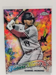 Gabriel Moreno 2023 Topps Chrome #FS-9 Future Stars Diamondbacks RC - Picture 1 of 3