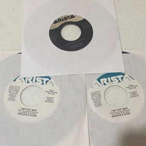 Lot of 3 Brooks & Dunn 45 RPM Records - Picture 1 of 2