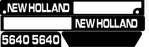 5640 New Holland Tractor Decal Set - Picture 1 of 1