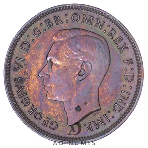 Royaume-Uni Farthing 1948 George VI SUP Bronze pièce de monnaie britannique - Picture 1 of 2