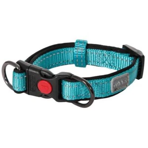Cuello de perro turquesa ajustable liso para mascotas Rukka - Imagen 1 de 2