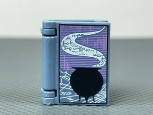 LEGO Minifigure Sand Blue Book with Black Smoking Cauldron Harry Potter Spells - Picture 1 of 9
