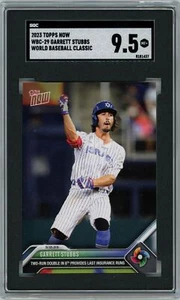 GARRETT STUBBS SGC 9.5 2023 TOPPS NOW WORLD BASEBALL CLASSIC #WBC29 ISRAEL - Picture 1 of 2