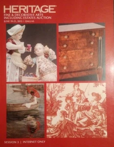 Heritage Fine & Decorative Arts & Estates Dallas Auction Catalog June 2015 - Picture 1 of 1