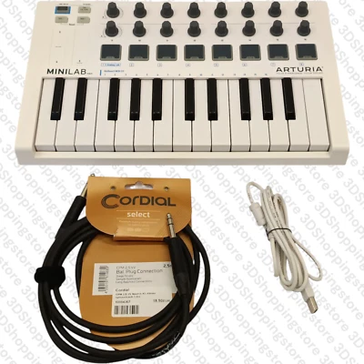 Arturia MiniLab MkII MIDI-Controller - MK2 in weiß - Bild 1 von 4