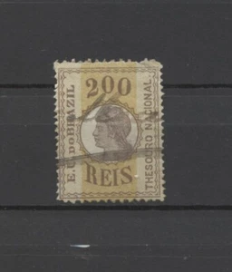 No: 77115 - BRAZIL - AN OLD 200 REIS STAMP - USED!! - Picture 1 of 1