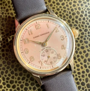 Vintage Girard Perregaux Sea-Hawk 10K Solid Gold Manual Wind Wristwatch - Picture 1 of 8